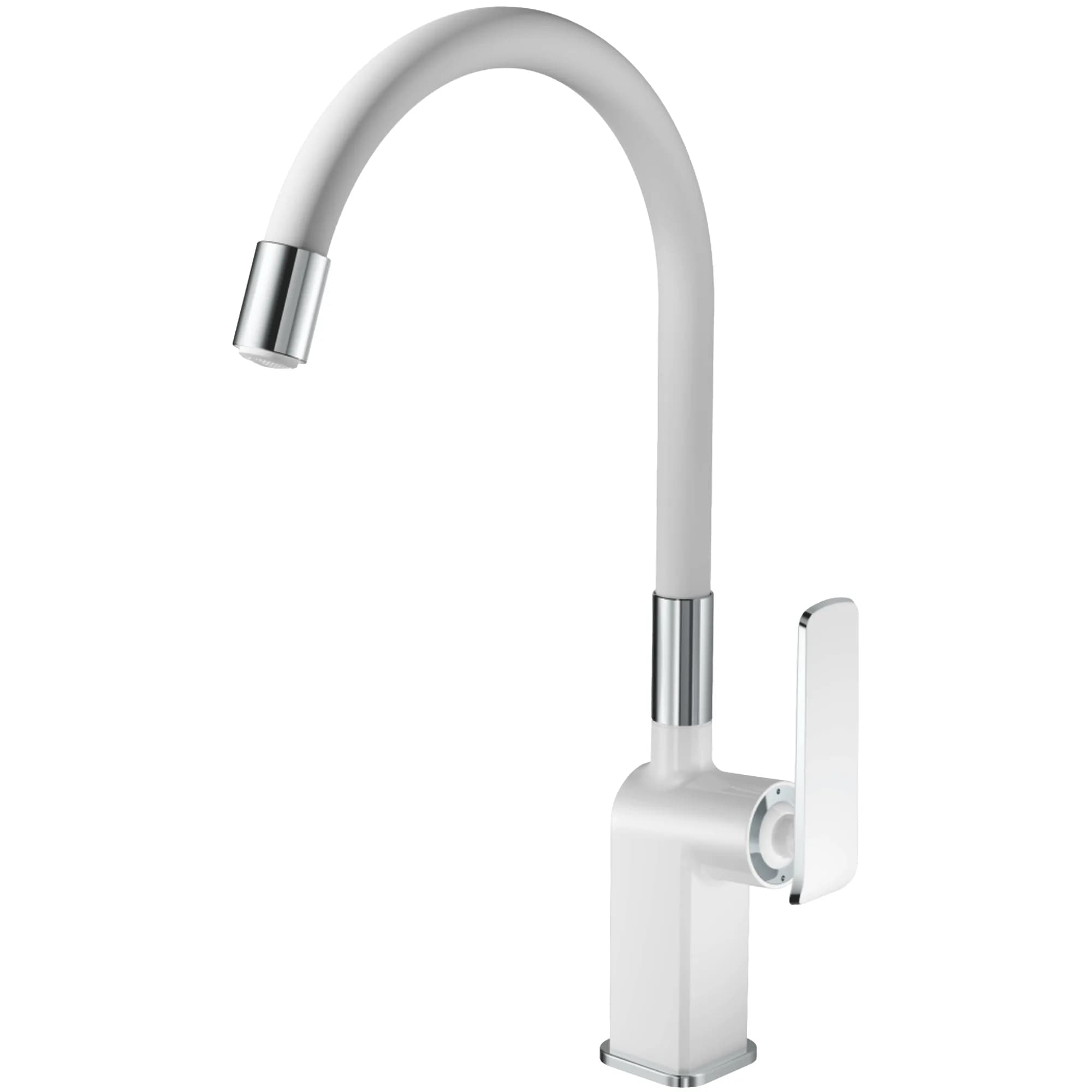 Смеситель для кухни Haiba HB 73548-8, белый