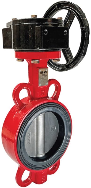 Дисковый поворотный затвор с редуктором REON тип RSV79 DN 600 (диск из нерж. стали AISI316)