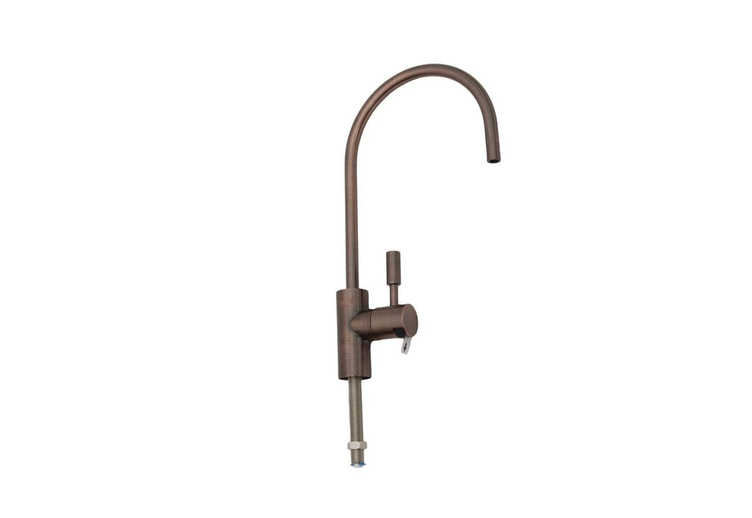 Кран 7,5 см с керамическим переключателем - silver (F-09-2BC-L-R)